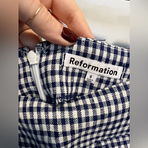 NWOT Reformation Vera Linen Skirt - Picture 4 of 9